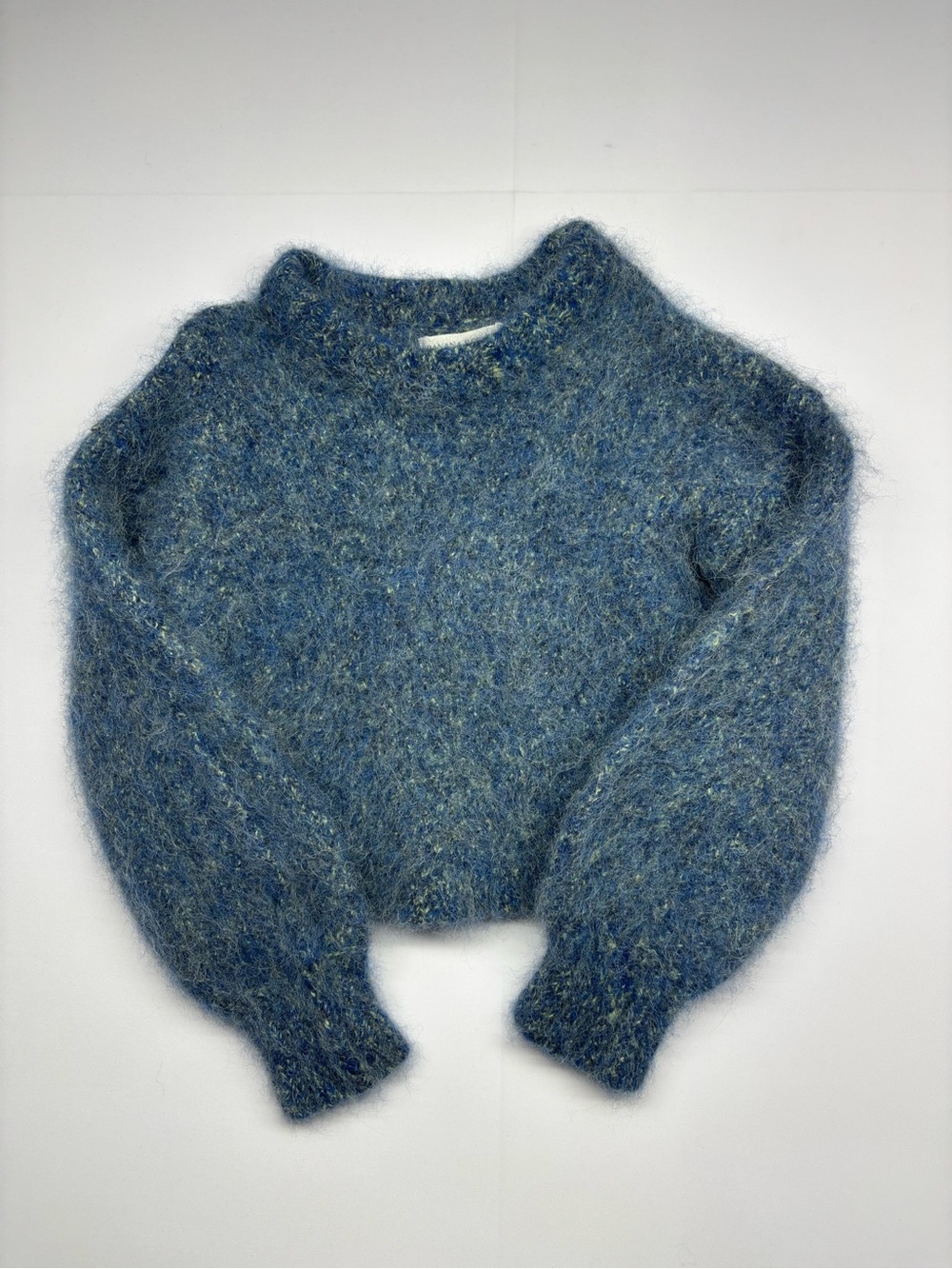 Banana Republic Girls Blue Fuzzy Knit Sweater